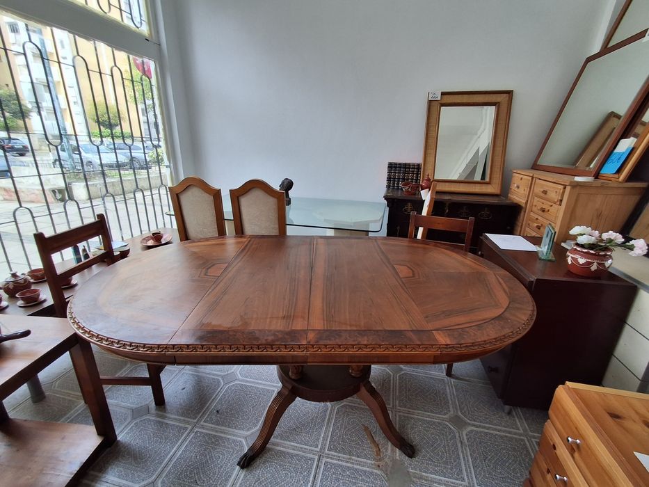 Mesa madeira extensível