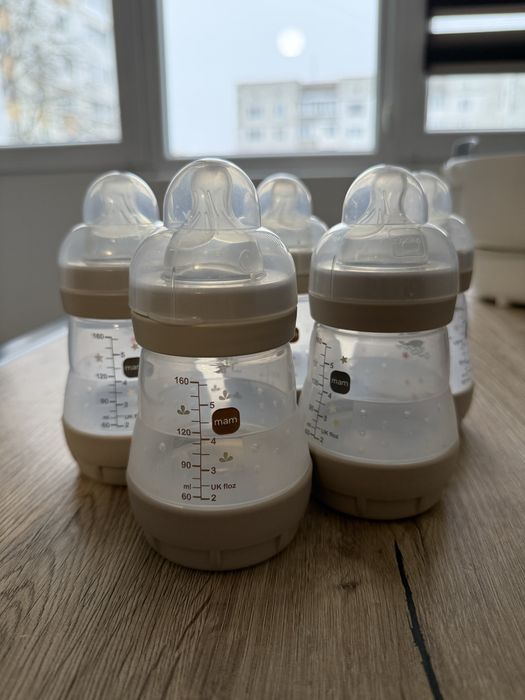 Пляшки MAM антиколік 5 шт