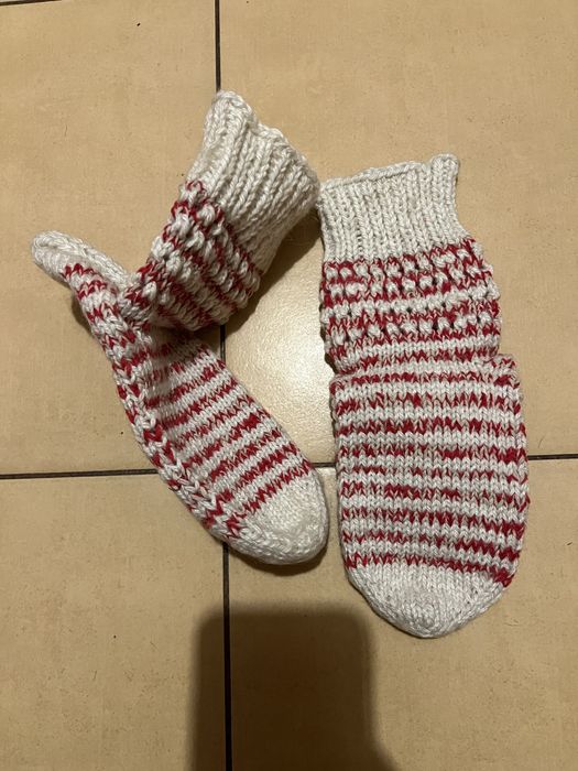 Skarpety bambosze ręcznie robione