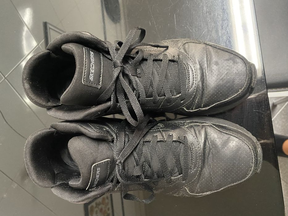 Botas skcheres originais em pele