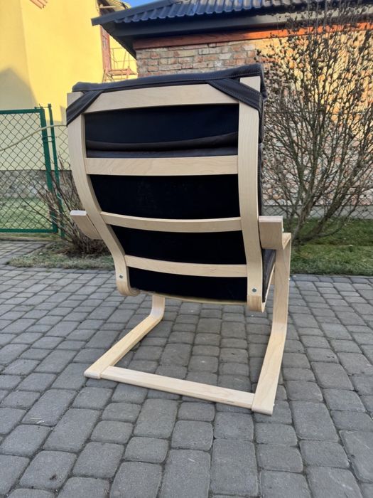 Крісло качалка Ikea крісло гойдалка шкіряне