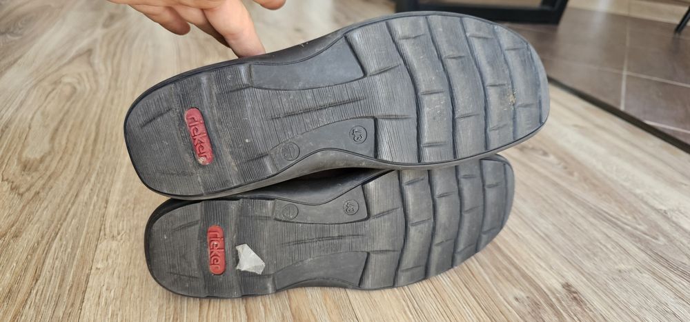 Rieker męskie skórzane buty rozmiar 43 wkładka 27,5cm używane