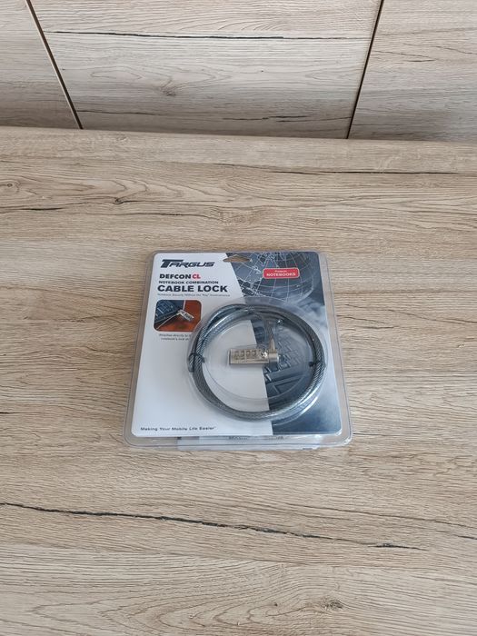 Blokada linka do laptopa Targus DEFCON CL | NOWA Szyfr