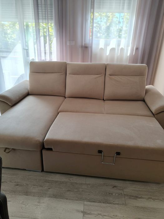 Narożnik z funkcją spania