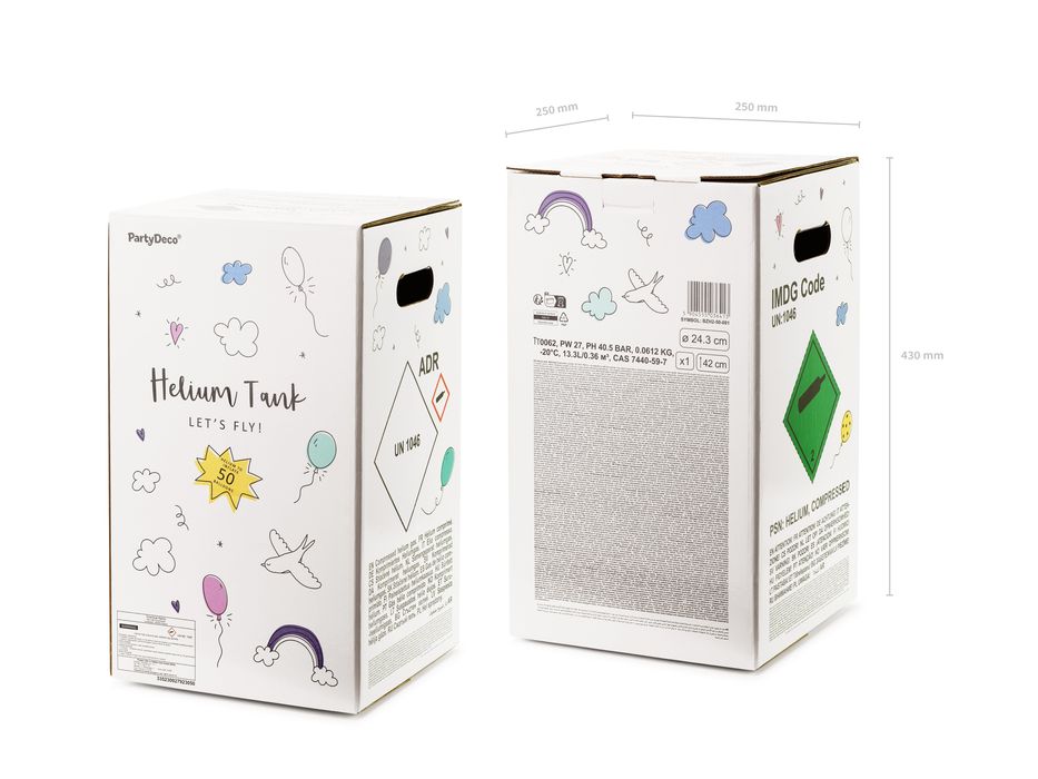 Butla z helem Hel do balonów Czysty Hel