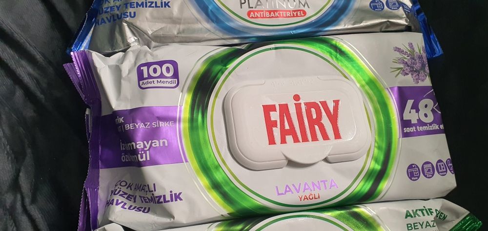 Chusteczki fairy duże 4szt