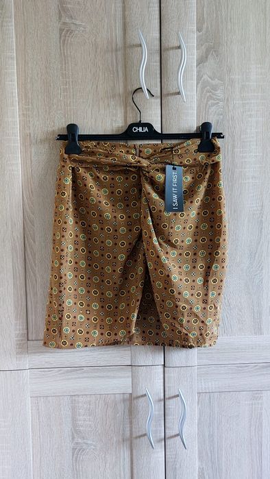 Spódnica mini zamek marszczona M 38 Nowa