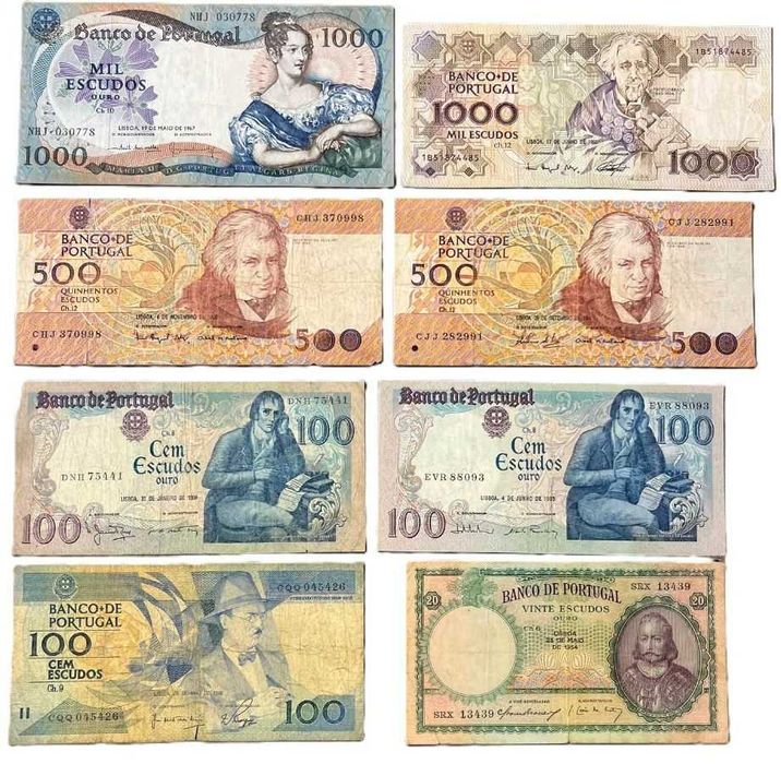 Notas Antigas Portuguesas