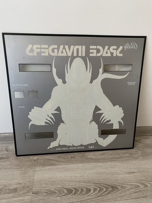 Flipper Space Invaders szyba oryginalna,backglass