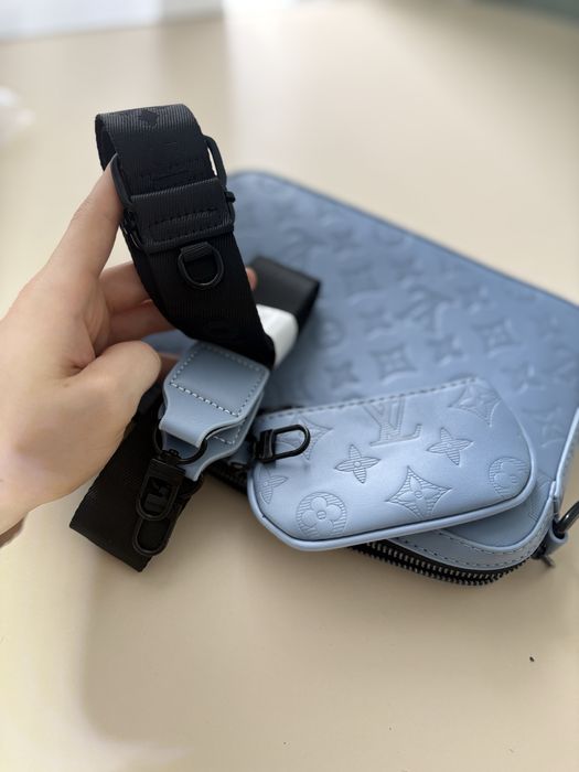 Стильна шкіряна сумка Louis Vuitton ; L&V