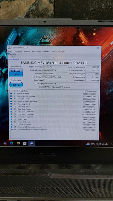 Ігровий Asus Tuf/i5-10300H/Gtx1650/ssd/ноутбук игровой
