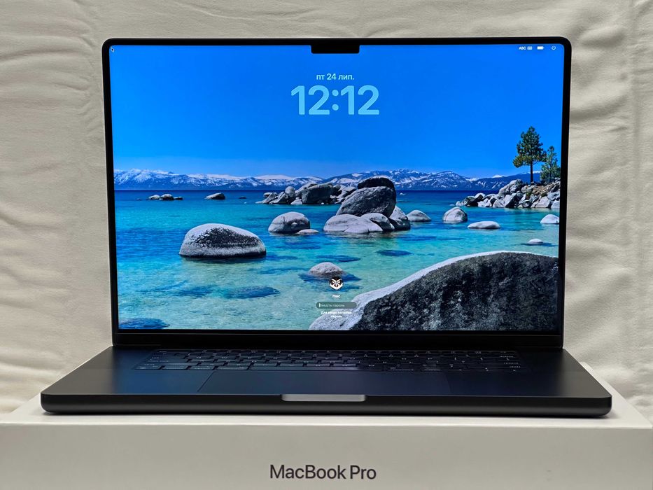 MacBook Pro 16.2” M3 Pro (2023), 36RAM/500Gb SSD, Space Black- 100% бат