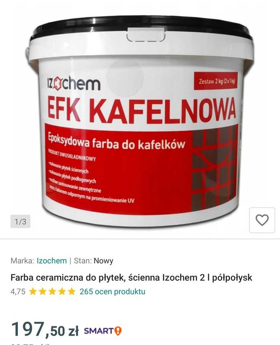 Farba do malowania płytek IZOCHEM