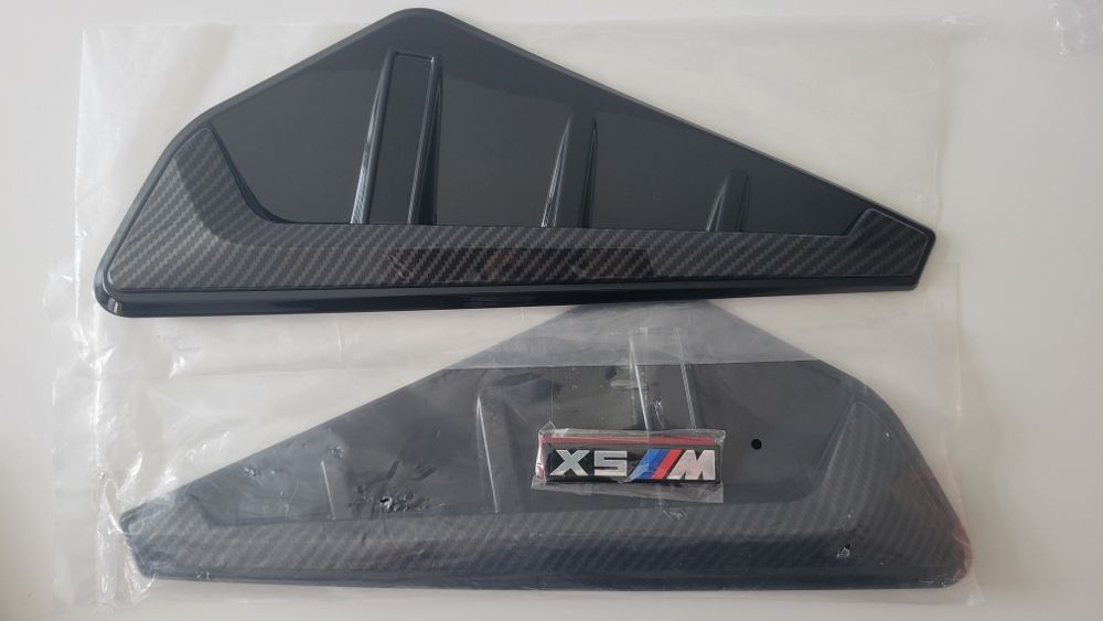 Embutimento de pára-lamas de fibra de carbono BMW X5 M G05 F95 de cola