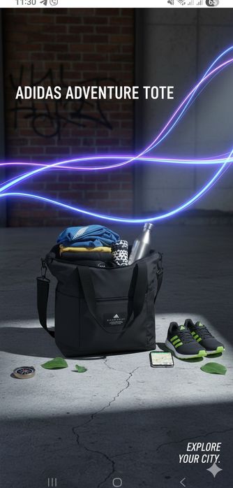 Сумка adidas , для ноутбука, для подорожей. Спорту
