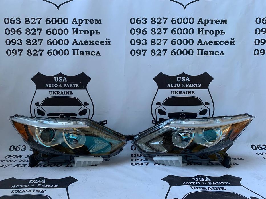 Nissan Rogue sport 2014 2015 2016 2017 рог спорт фары фара Ниссан