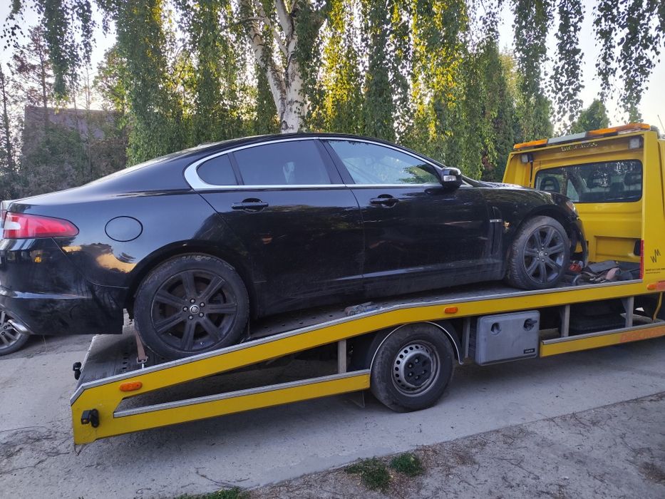 Jaguar xf x250 czarny Drzwi błotnik,lampa,klapa  części xf  W-wa