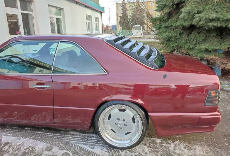 Spoiler Żaluzja Roleta Blenda Mercedes W124 Coupe  plastik abs