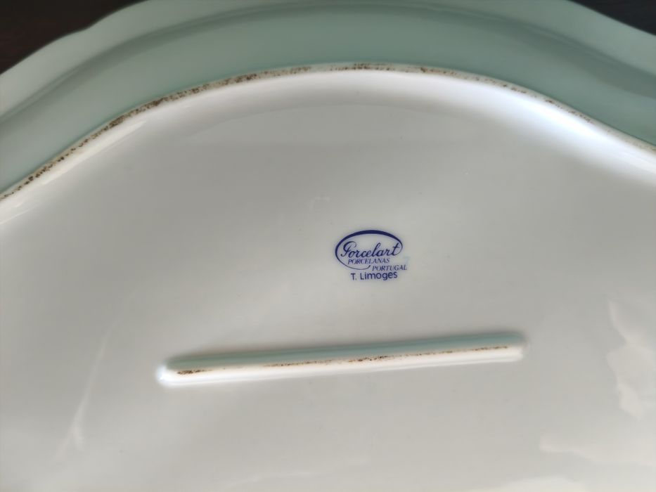 Conjunto prato e terrina Limoges