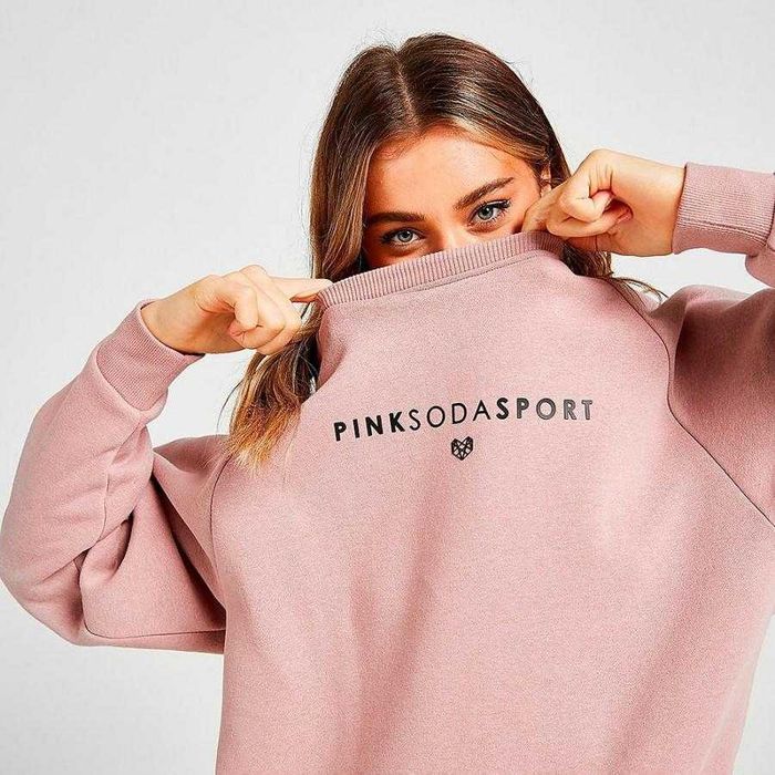 Підлітковий пудровий світшот, супер худі оверсайз для дівчат PINK SODА
