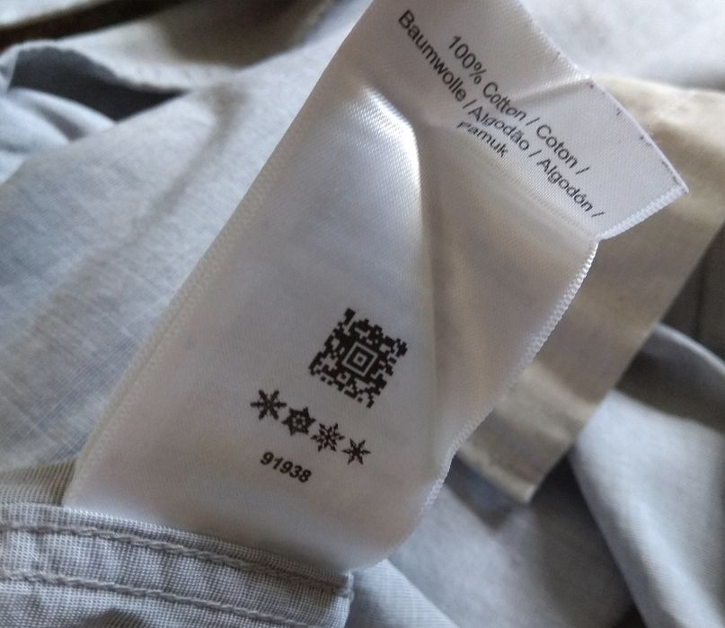 FRED PERRY рубашка M серая Оригинал