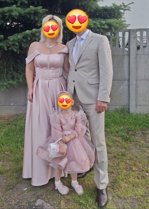 Elegancka piękną sukienka na imprezę,wesele