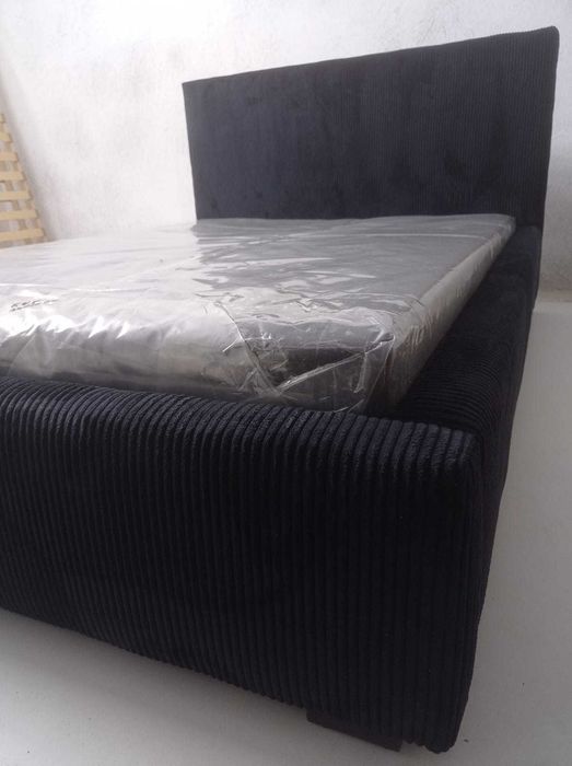 Łóżko tapicerowane 90/120/140/160/180/200 x200/SZTRUKS/WELUR/POJEMNIK