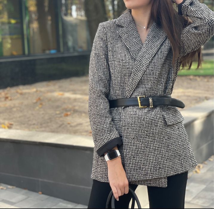 Піджак твідовий оверсайз