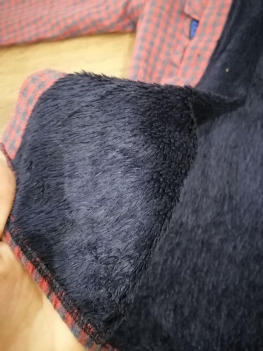 Сорочка в клітинку  з флісом