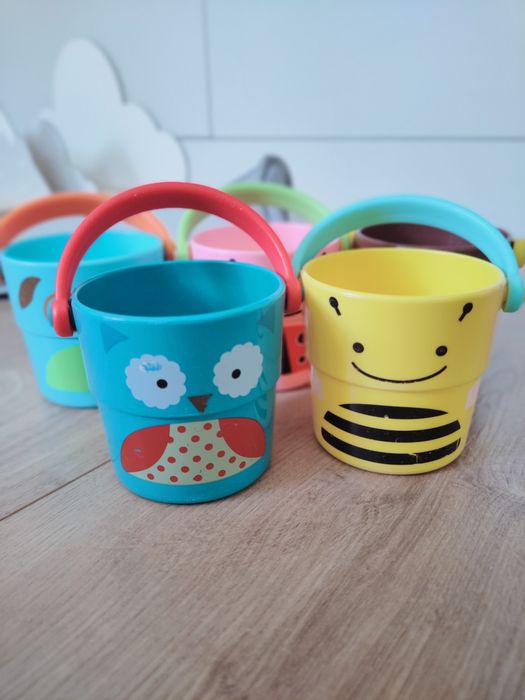 Organizer narożny Wieloryb Moby Skip hop + wiaderka ZOO