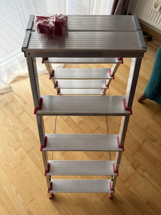 Drabina Aluminiowa Dwustronna BAULICH DD 2x5 | 125 kg | Jak NOWA