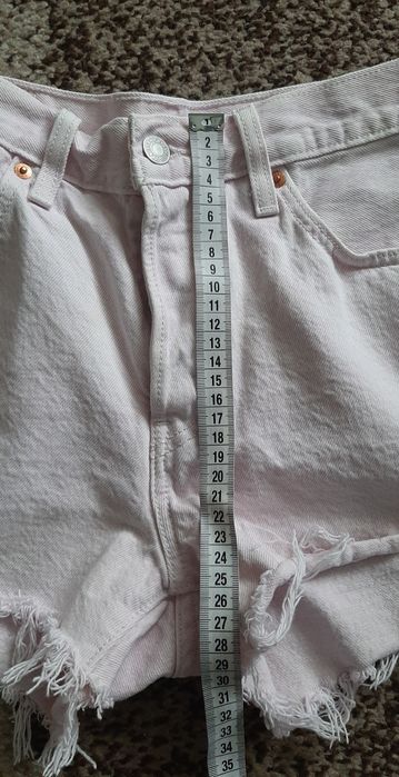 Levi's szorty dzinsowe jasny róż rozm.M
