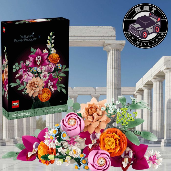 LEGO Botânico 10342 — Bela Flor Rosa