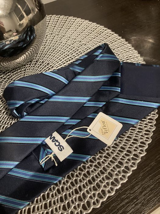 Krawat Scania granat nuebieski