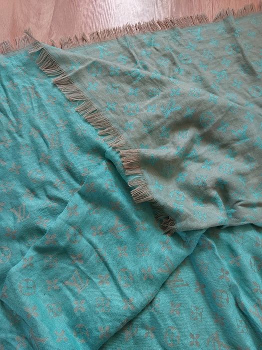 Chusta szal LV, Louis Vuitton  kaszmir 100% DUŻY