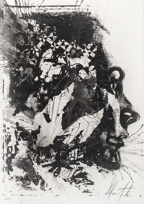 Vhils & Faile | "Graphite", 2021