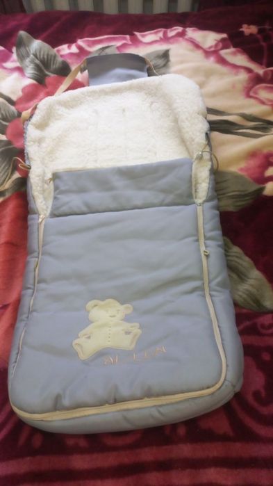 Дитячий конверт на овчині