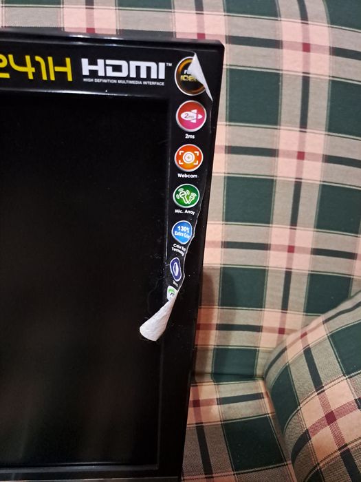 Munitor Asus MK241H  HDMI com câmara