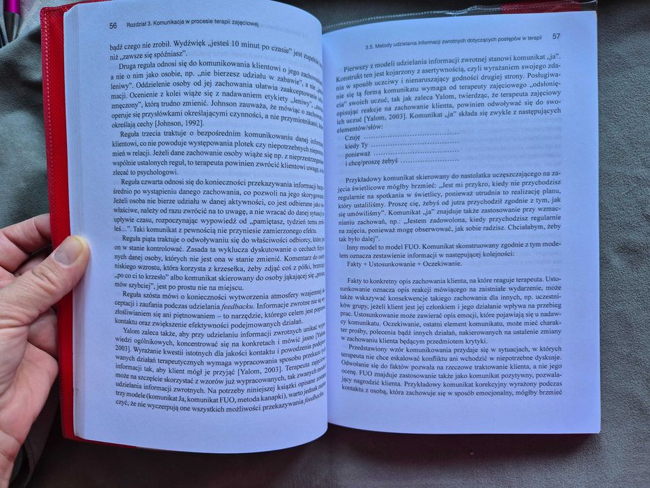 Psychologia w pracy terapeuty zajęciowego, Janus E.