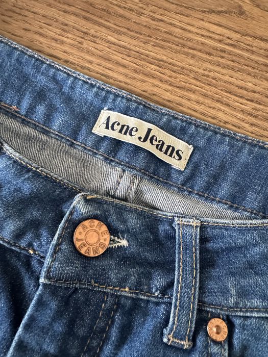 Acne Studios Jeans, джинси Acne Jeans, архівні straight джинси 2000-х років, archive/indie sleeze/drip/slim fit