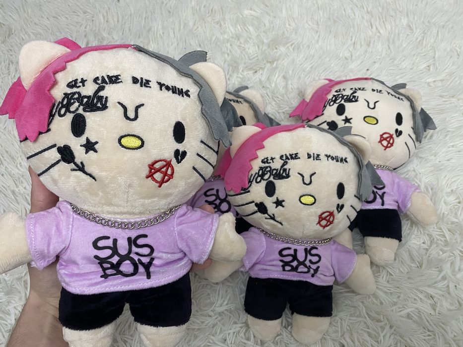 М'яка іграшка Hello Kitty Lil peep Playboi Cartil хелооу кітті ліл піп