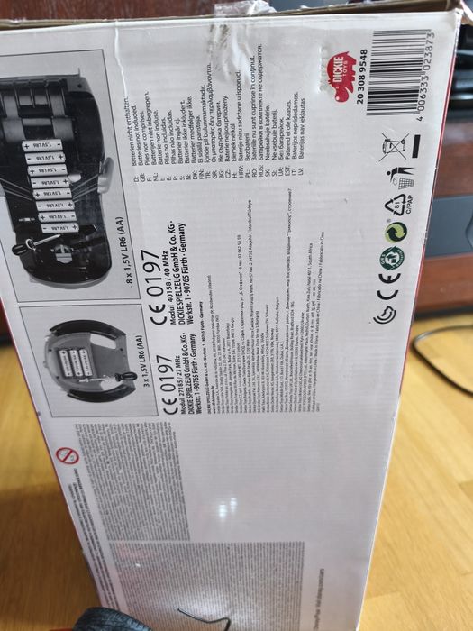 McQueen model Dicke Toys RC Ultimate Hot Rot  skala 1:12 długość 35 cm