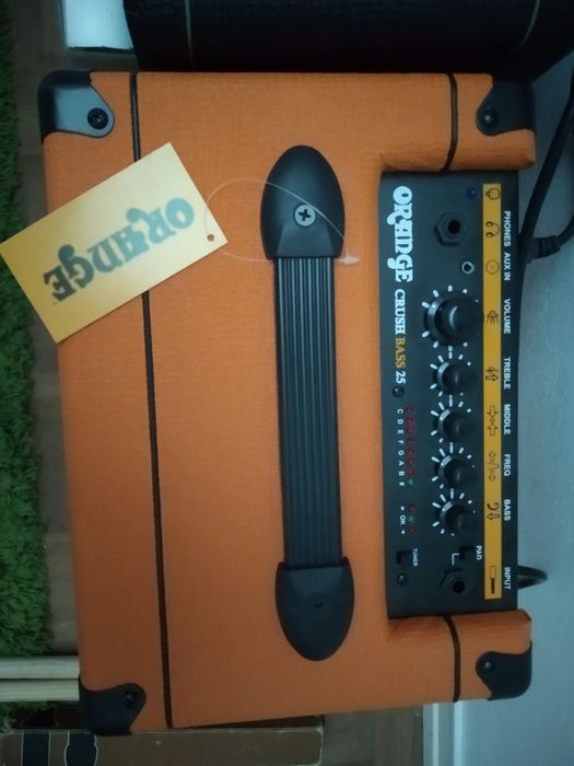 Amplificador Orange crush bass 25 como novo