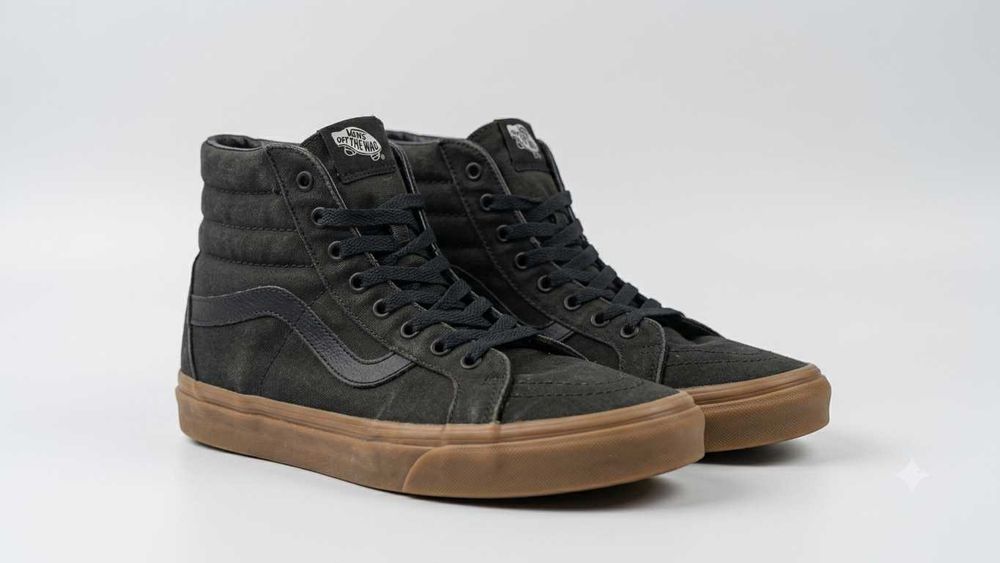 Оригінальні кеди Vans Sk8-Hi (Black/Gum), 46 розмір (30 см)