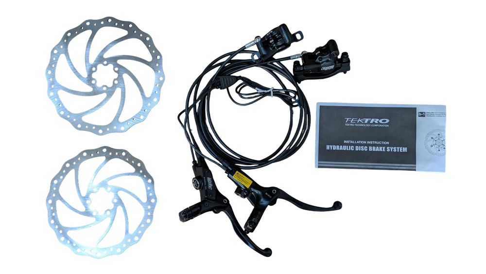 Hamulce hydrauliczne Tektro Dorado HD-E715 do e-bike, nowe (243)