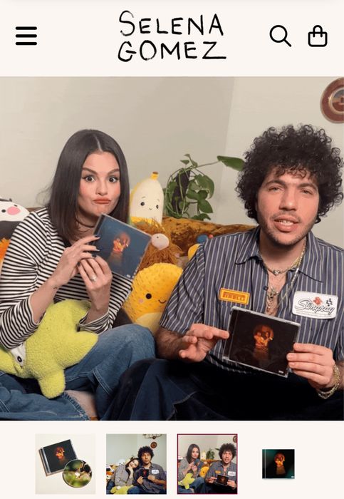 Автограф новий CD диск Selena Gomez Селена Гомес Benny Blanco