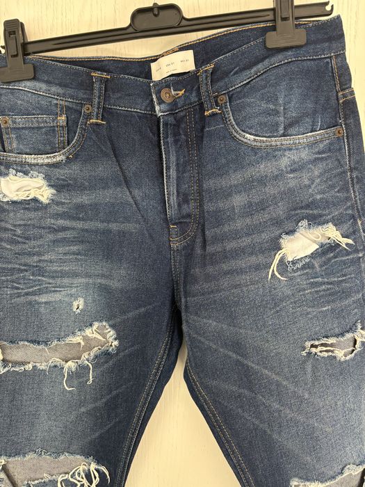 Spodnie jeansy z przecieraniem uniwersalne zmdc