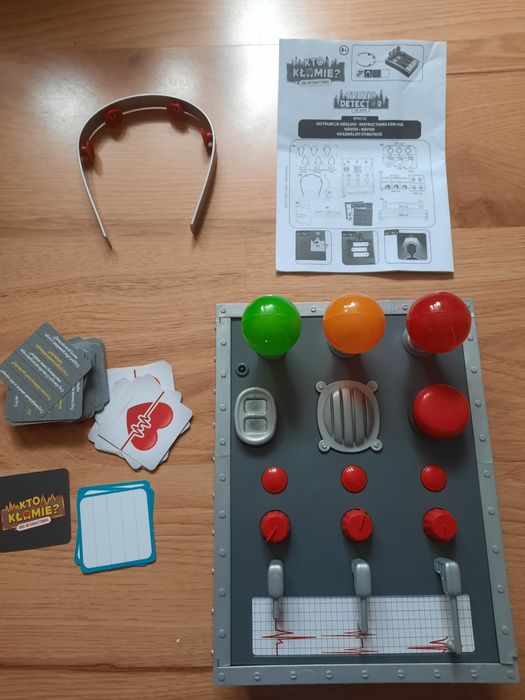 Gra interaktywna dla dzieci KTO KŁAMIE wykrywacz kłamstw