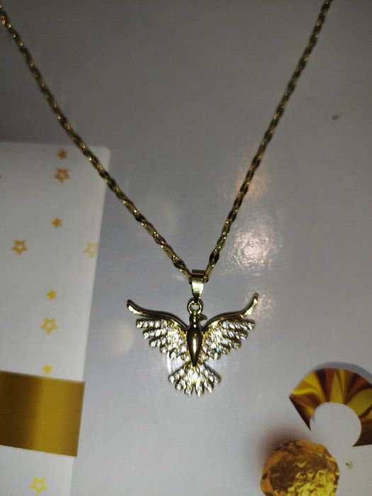 Łańcuszek z zawieszką ze stali nierdzewnej