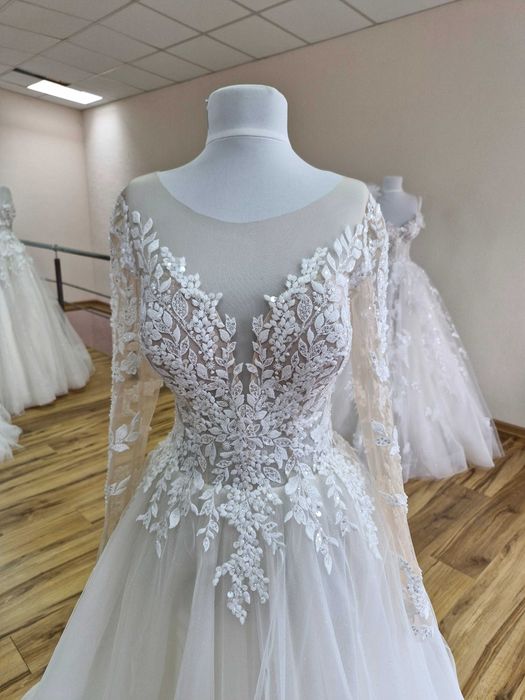 Suknia Ślubna Nowa R38 kolekcja 2024 Szycie na miarę